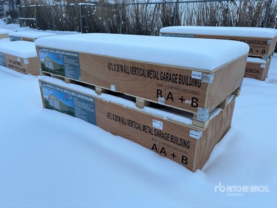 2025 AGR-MS2642 26 ft x 42 ft Metal Garage Storage Building (Unused)