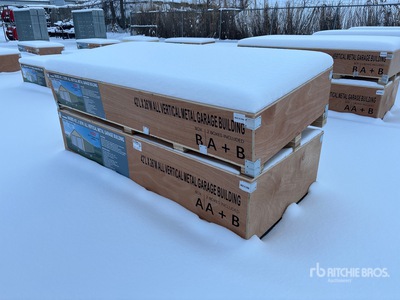 2025 AGR-MS2642 26 ft x 42 ft Metal Garage Storage Building (Unused)