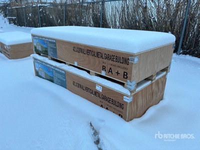 2025 AGR-MS2642 26 ft x 42 ft Metal Garage Storage Building (Unused)