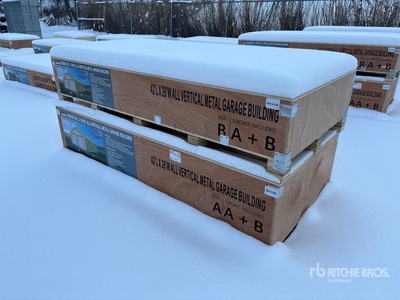 2025 AGR-MS2642 26 ft x 42 ft Metal Garage Storage Building (Unused)