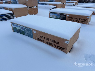 2025 Rhino AGR-MC2040 Steel Carport (Unused)