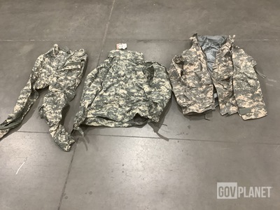 (20) Cold Weather Parkas, (44) Wet Weather Jackets & Assorted Items