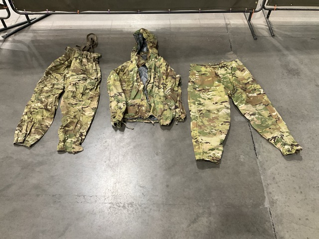 (18) Pairs of Wet Weather Trousers, (15) Wet Weather Jackets & Assorted Items