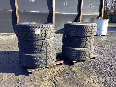 (6) 445/65R22.5 Tires