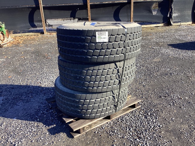 (3) Goodyear 445/65R22.5 Tires