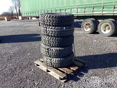(5) Goodyear 37x12.50R16.5LT Tires