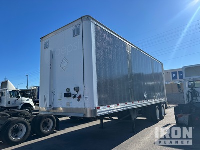 2009 Hyundai TR L28W102H13.5 28 ft x 102 in T/A Parts missing off lift gate Rimorchio furgonato