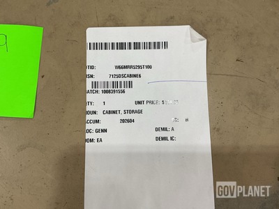 (5) Stanley Vidmar Storage Cabinets