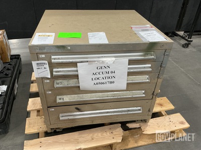 (5) Stanley Vidmar Storage Cabinets