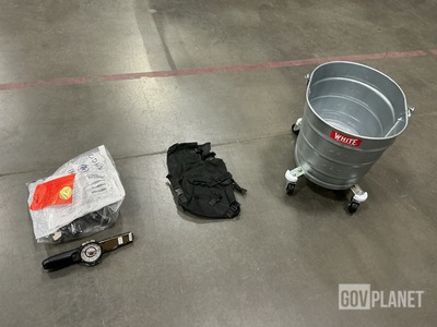 (19) Cases, (3) Mop Buckets, (4) Torque Wrenches & Assorted Items