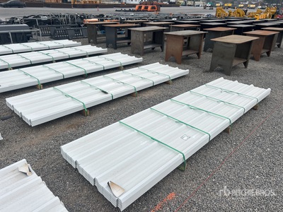Quantity of (100) 2025 Kit Containers Steel R Panel (Unused)