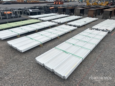Quantity of (100) 2025 Kit Containers Steel R Panel (Unused)