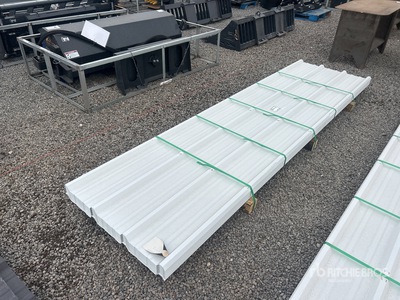 Quantity of (50) 2025 Kit Containers Steel R Panel (Unused)