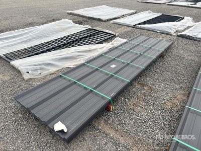 Quantity of (50) 2025 Kit Containers Steel R Panel (Unused)