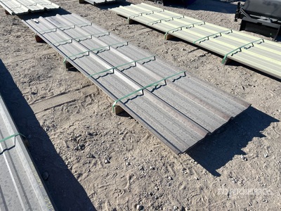 Quantity of (30) 2025 Kit Containers Steel R Panel 12 ft x 3 ft (Unused)