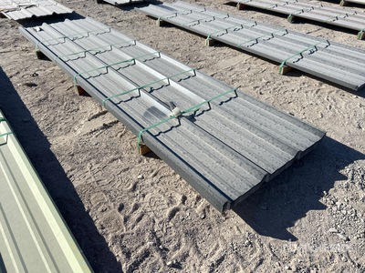 Quantity of (67) 2025 Kit Containers Steel R Panel 12 ft x 3 ft (Unused)