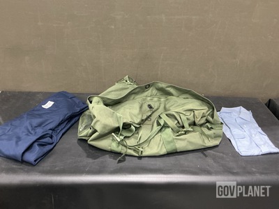 (21) Duffel Bags, (29) Men’s Shirts & Assorted Items