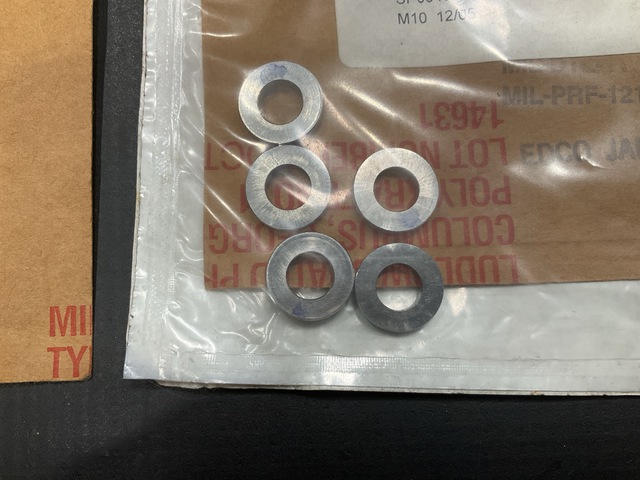 (30) Woodward HRT 41001453 Flat Washers