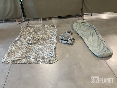 (14) Sleeping Bags, (16) Wet Weather Ponchos & (1) Stuff Sacks