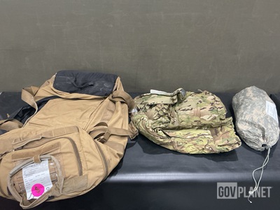 (4) Luggage Bags, (10) Wet Weather Jackets & Assorted Items