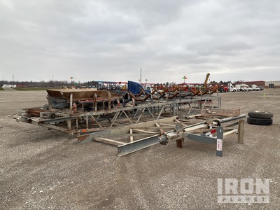 2015 Woolley 54X75 53 in x Portable Radial Stacking Radial Stacker Conveyor