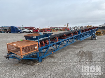 2022 Woolley 30X24DTX60 30 in x 60 ft Portable Radial Stacking Radial Stacker Conveyor