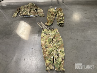 (10) Pairs of Cold Weather Trousers, (12) Wet Weather Jackets & Assorted Items