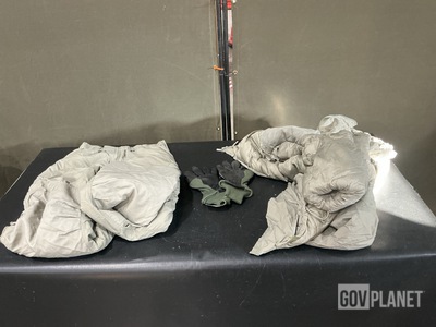 (6) Extreme Cold Weather Parkas, (33) Pairs of Flyer’s Gloves & Assorted Items