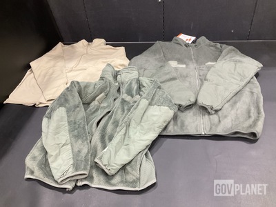(17) Cold Weather Shirts, (18) Cold Weather Jackets & Assorted Items