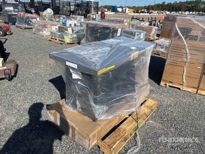 Quantity of (2) 55" Adjustable Height Propane Fire Pit Table w/ Tabletop Lid (Grey) (Unused)