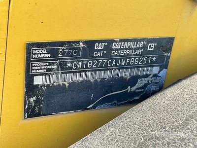 2012 Cat 277C2 Two-Speed High Flow Compact Track Loader