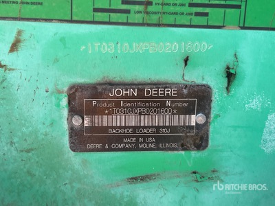 2011 John Deere 310J 4x4 Chargeuse-pelleteuse