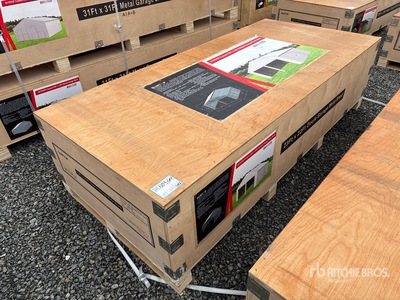 2026 SUNTOP S2322 23 ft x 22 ft Double Garage Metal Shed (Unused)