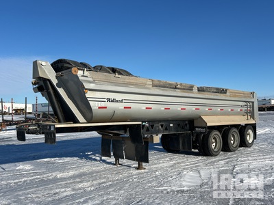 2015 Midland MG35SLX3 35 ft Tri/A مقطورة للتفريغ الخلفي