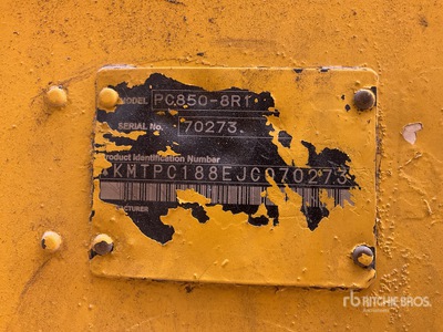 2018 Komatsu PC850 8R1 Koparka gąsienicowa