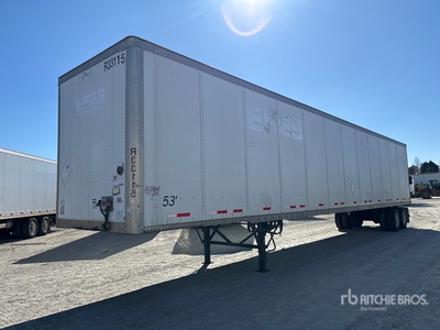 2013 Wabash DVCVHPC 53 ft x 102 in T/A Van Trailer
