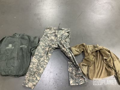 (2) Extreme Cold Weather Parka Liners, (13) Jackets & Assorted Items