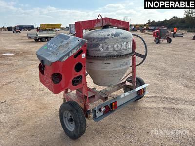 Betonniere 1 Essieu S/A Portable Concrete Mixer (Inoperable)
