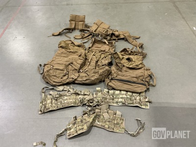 (4) Frame Assemblies, (8) Shoulder Harness Assemblies & Assorted Items