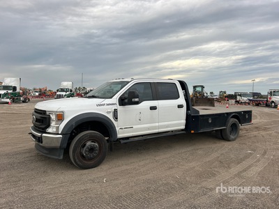 2022 Ford F-550 XL 4x2 Crew Cab Platte vrachtwagen