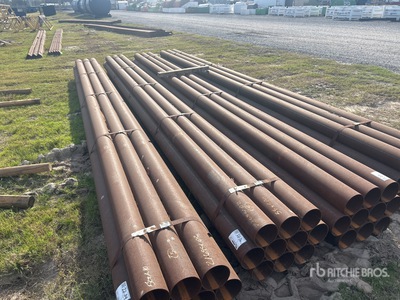 Quantity of (10) 5 1/2 in steel Pijp