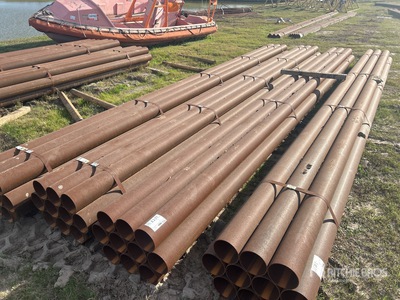 Quantity of (10) 5 1/2 in steel Pijp
