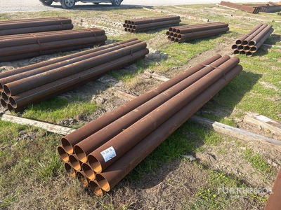 Quantity of (10) 5 1/2 in steel Pijp