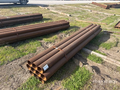 Quantity of (10) 5 1/2 in steel Pijp