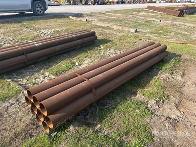 Quantity of (10) 5 1/2 in steel Pijp