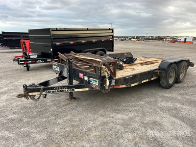 2017 Gatormade 11200 lb 18 ft T/A Equipment Trailer