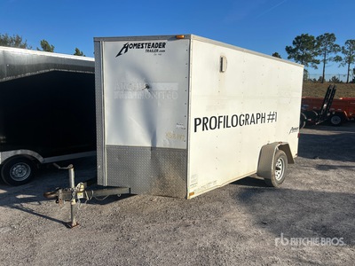 2014 Homesteader 12 ft S/A Enclosed Trailer