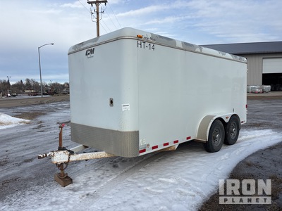 2015 Contract Manufacturer CMC5240 16 ft T/A Kastenanhänger