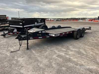 2022 Pratt EZ-1980 19 ft T/A Rimorchio con piano basculante