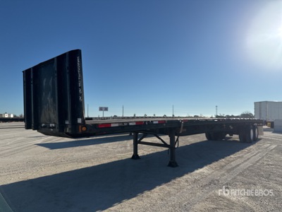 2007 Fontaine FTW-5-8048SLAW 48 ft T/A Flatbed Trailer